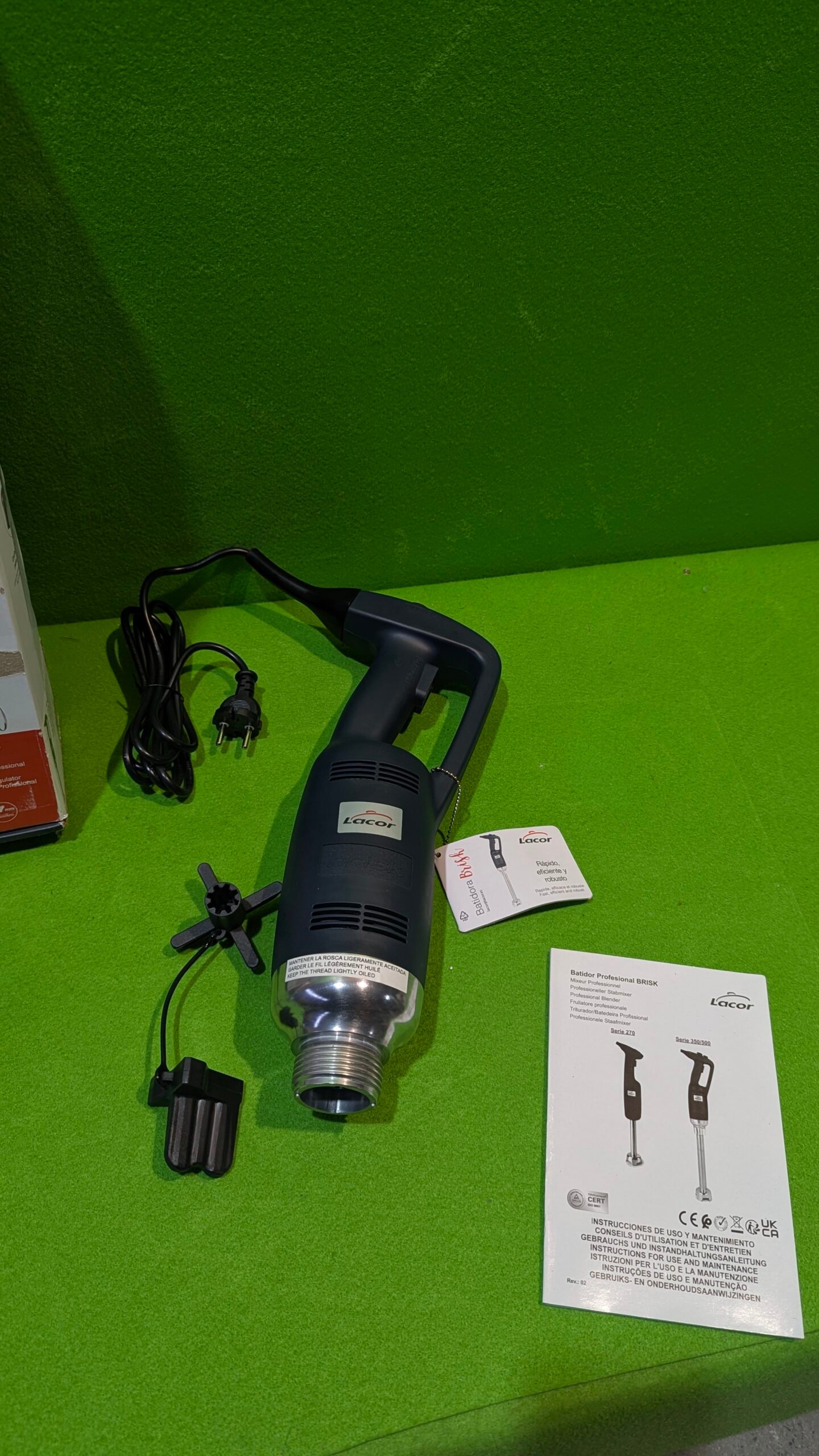 LACOR Brisk Batidora de mano, Trituradora Profesional - Imagen 4