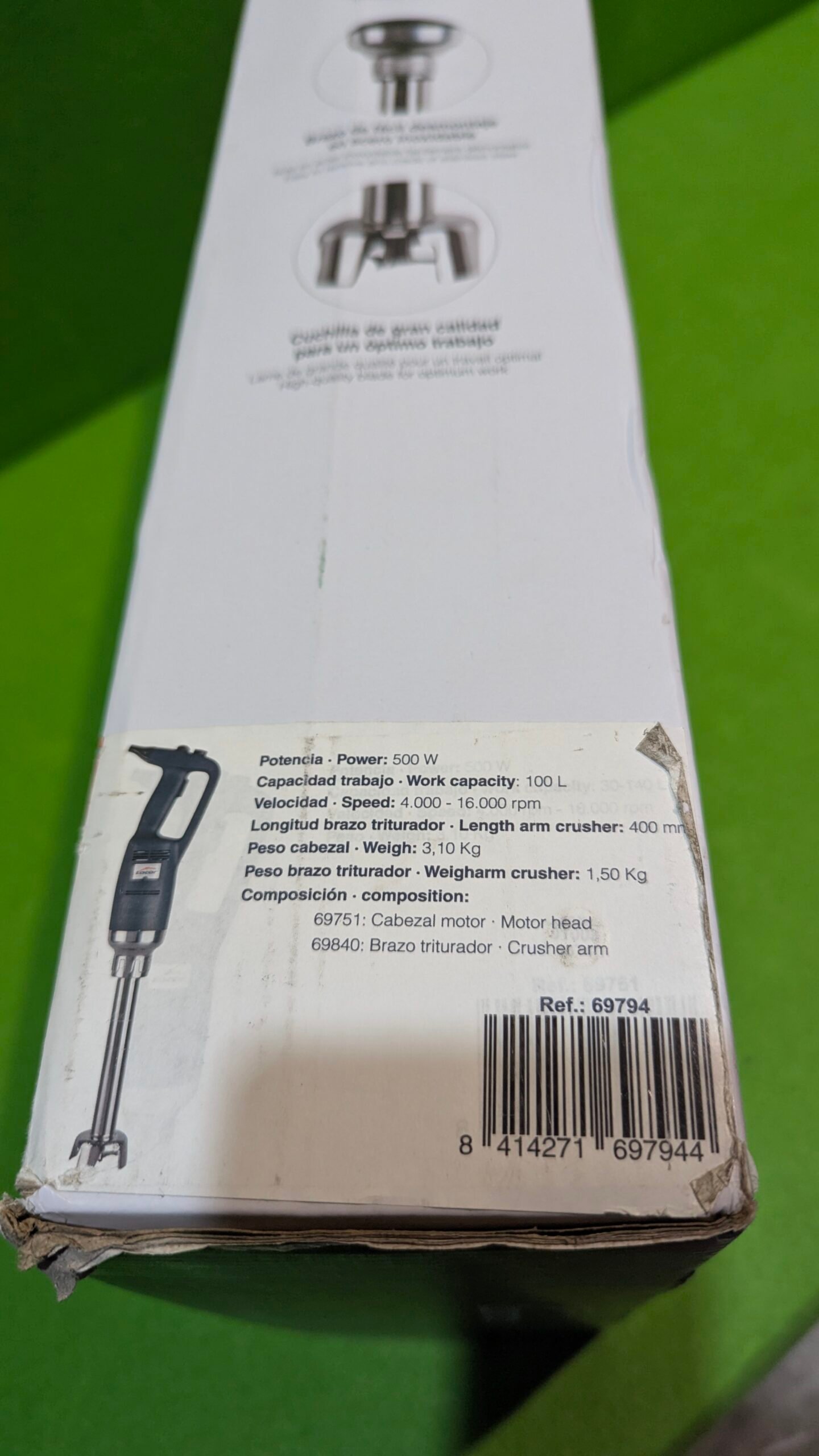 LACOR Brisk Batidora de mano, Trituradora Profesional - Imagen 17