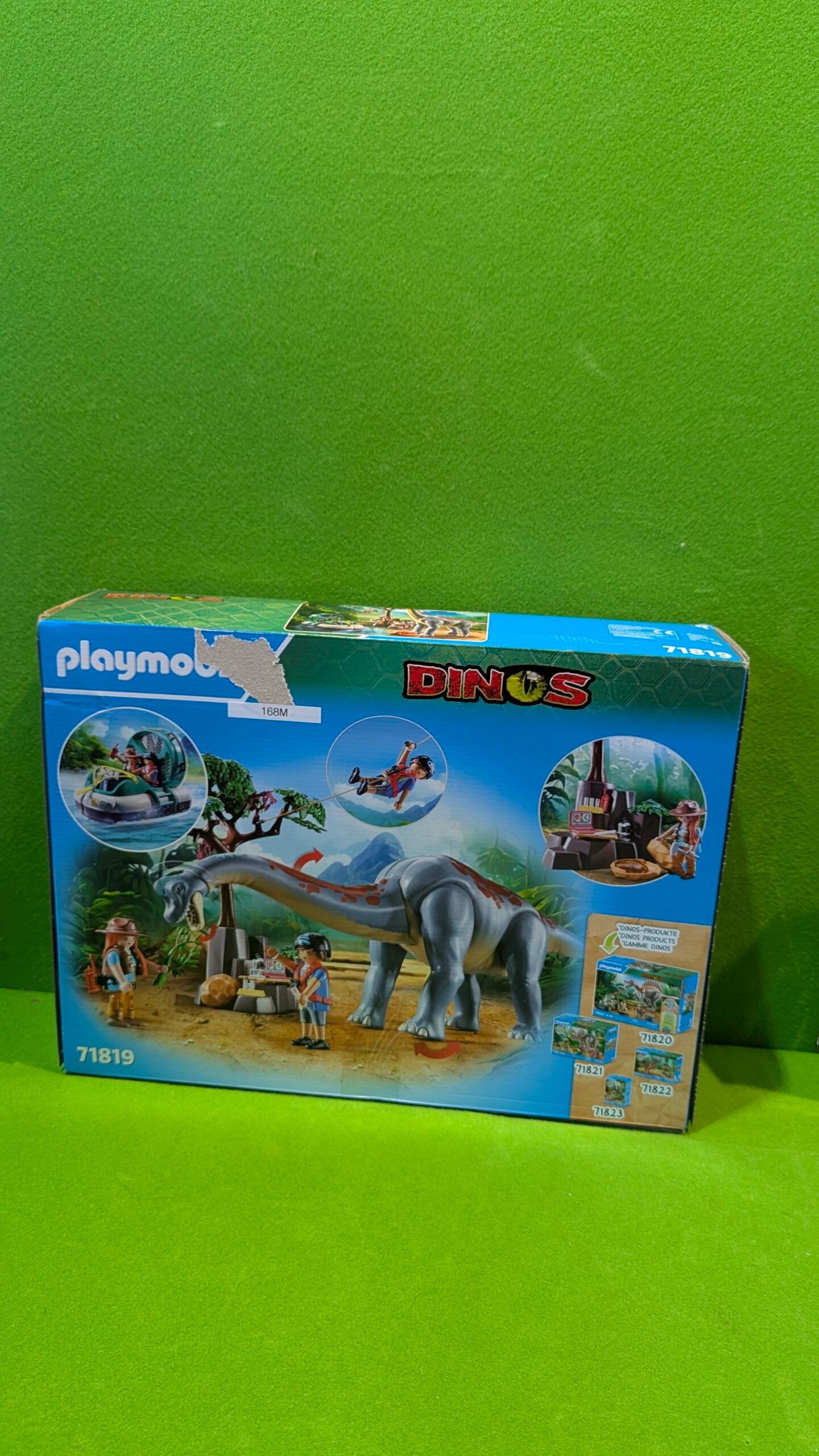 PLAYMOBIL | Dinos | Encuentro con el Brachiosaurus y Aerodeslizador 71819 - Imagen 2