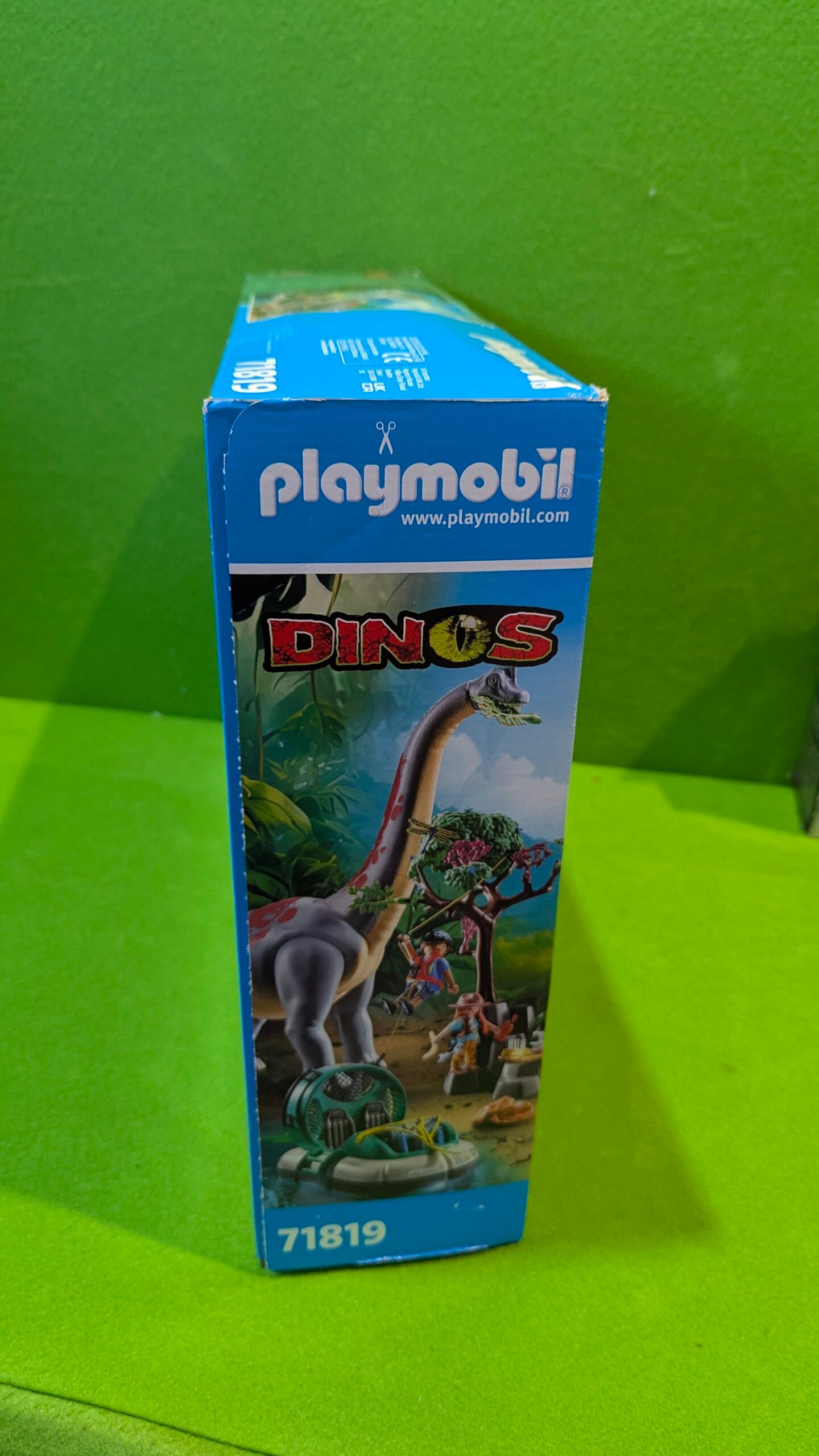 PLAYMOBIL | Dinos | Encuentro con el Brachiosaurus y Aerodeslizador 71819 - Imagen 6