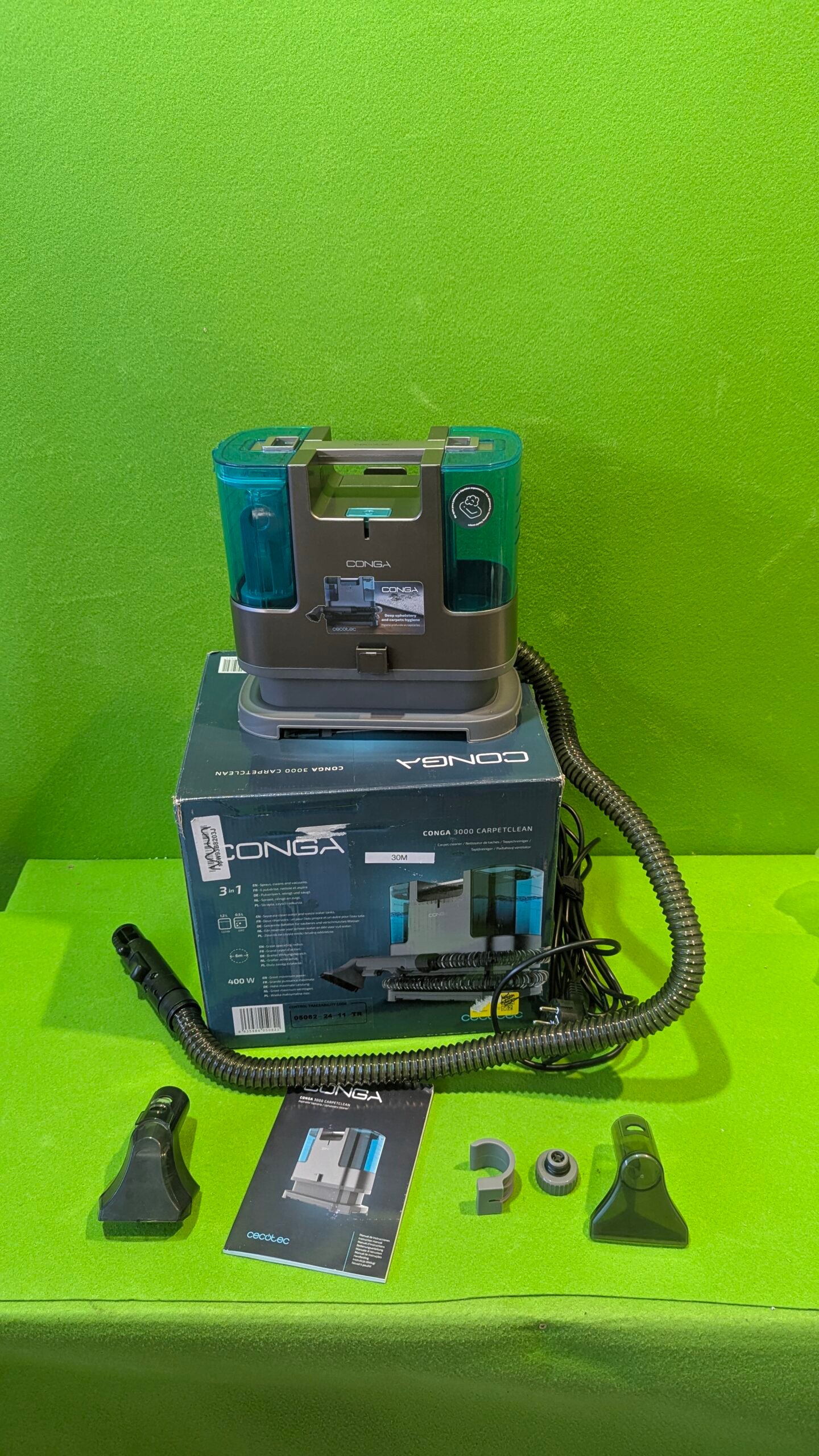 Cecotec Aspirador de Tapicerías Conga Popstar 3000 CarpetClean. 400 W - Imagen 2