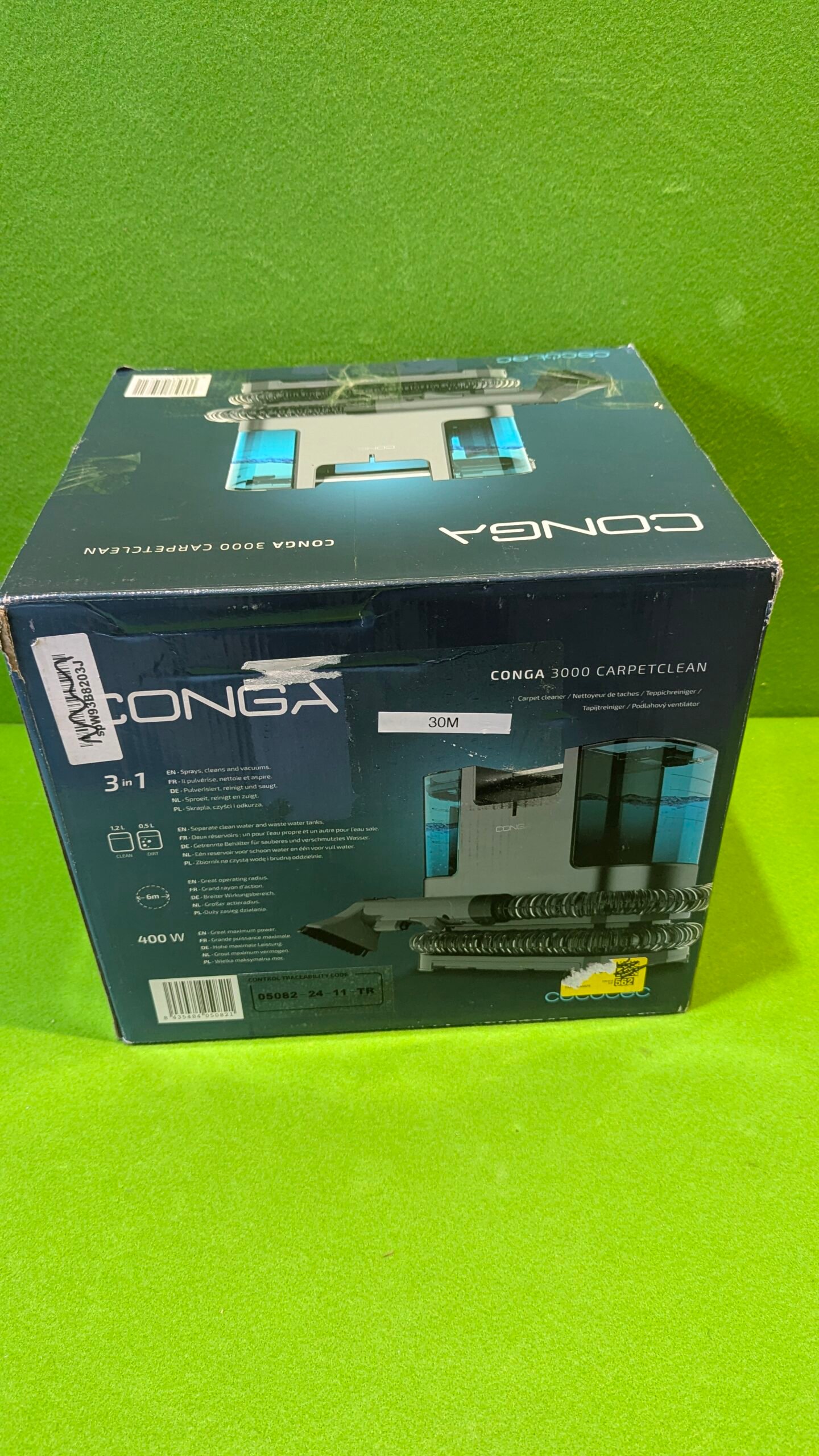 Cecotec Aspirador de Tapicerías Conga Popstar 3000 CarpetClean. 400 W - Imagen 9