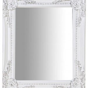 Espejo de colgar vertical/horizontal 27x4x32 cm acabado con efecto blanco envejecido