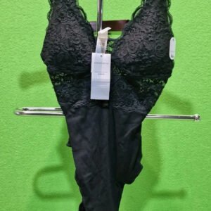 WOMEN'SECRET Body encaje negro Talla: M