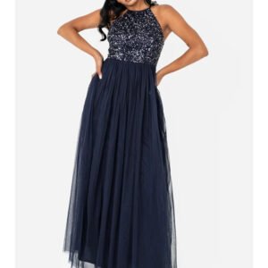 Maya Deluxe Vestido Largo de Dama de Honor para Mujer