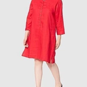 Mint & Mia Vestido ligero de lino en forma de A Talla 46