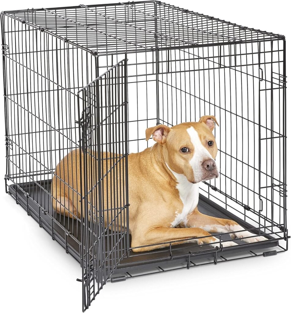 Jaula plegable de metal para perros de 91 cm