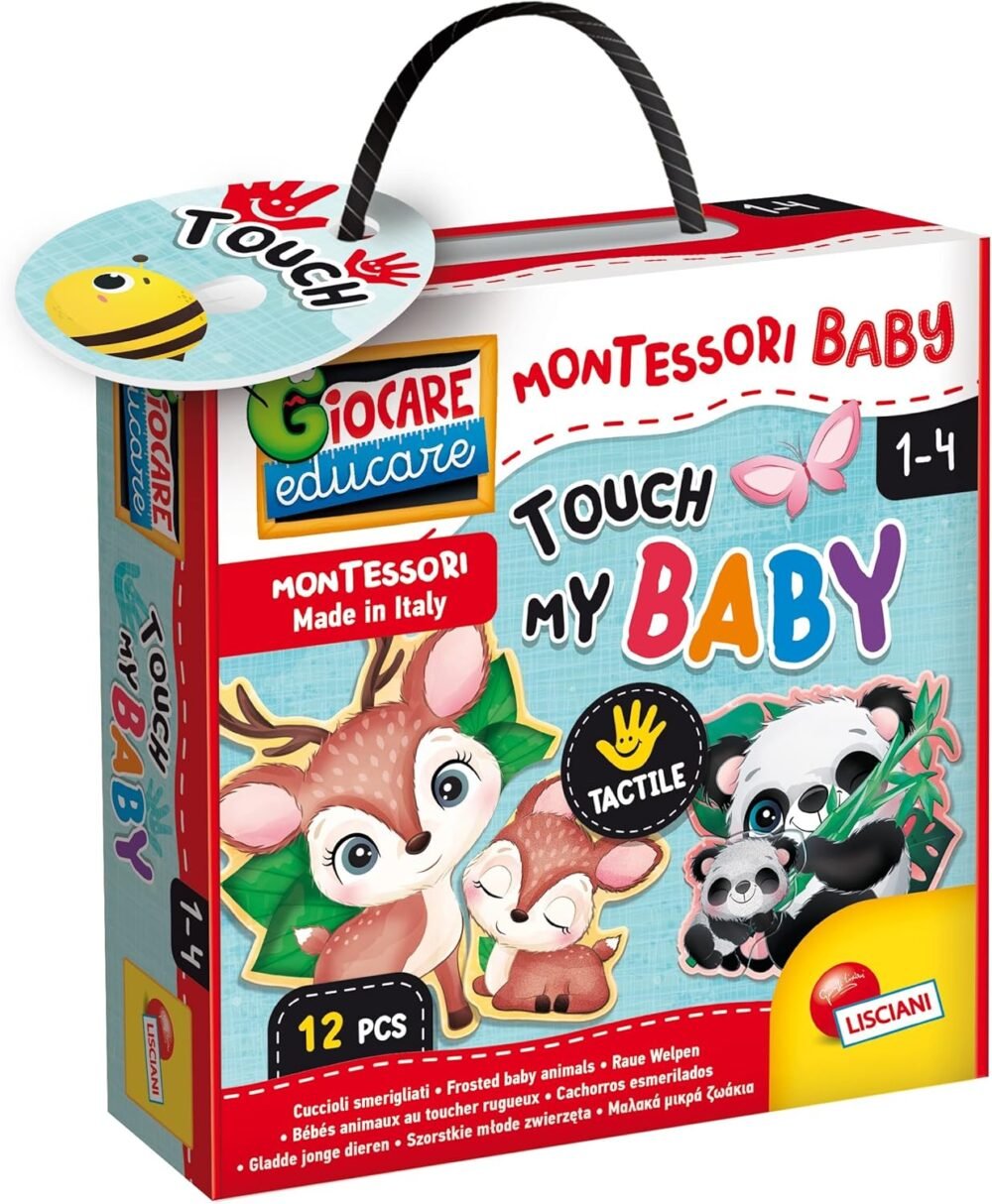 Lisciani - MONTESSORI BABY Touch My Baby - Para Niños de 1 a 4 años