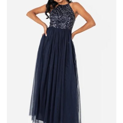 Maya Deluxe Vestido Largo de Dama de Honor para Mujer