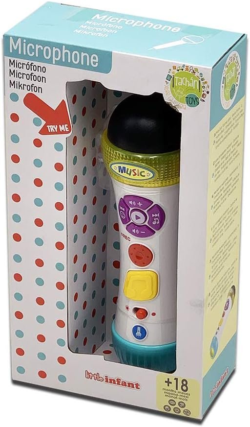 Micrófono musical Tachan con grabación