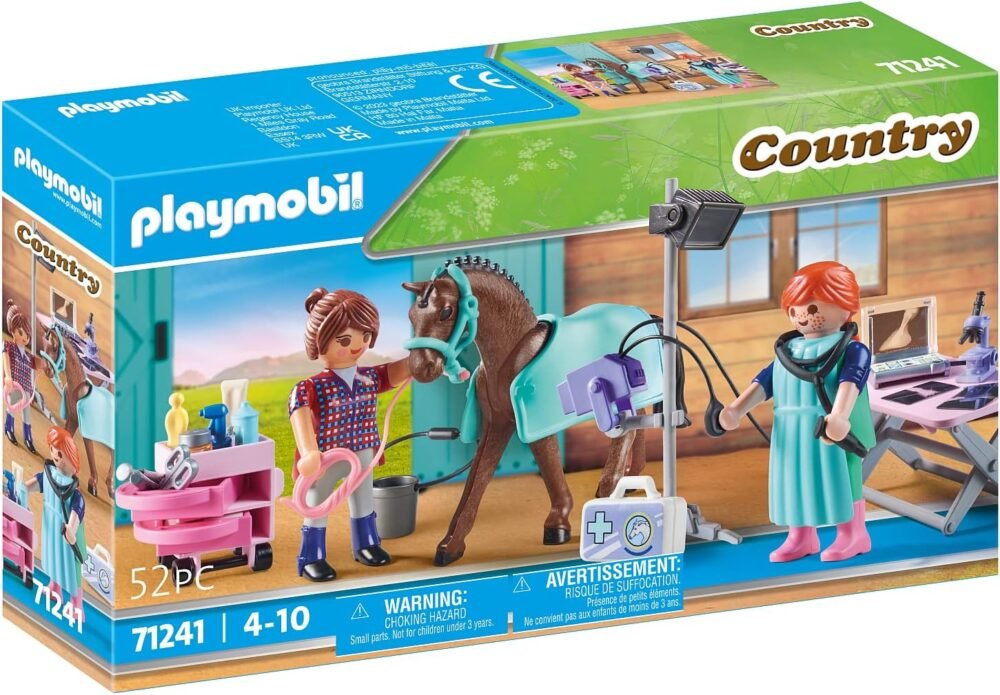 PLAYMOBIL Country 71241 Veterinario de Caballos, a Partir de 4 años