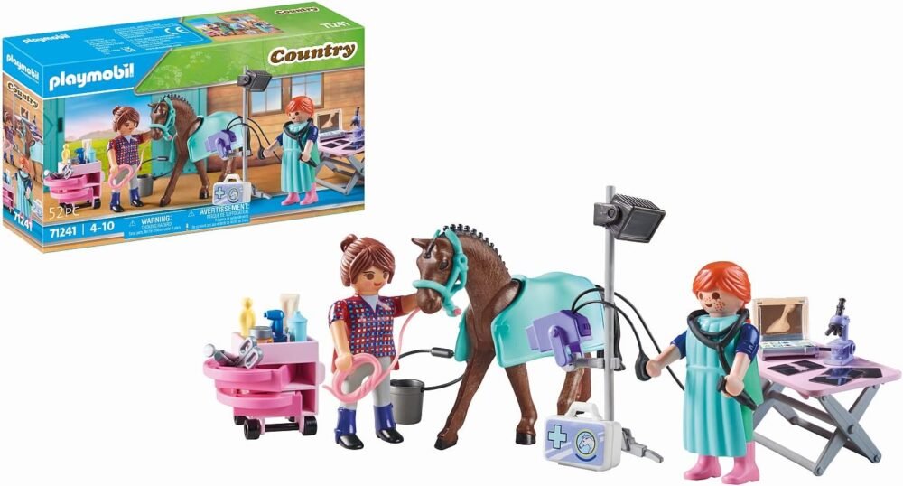 PLAYMOBIL Country 71241 Veterinario de Caballos, a Partir de 4 años