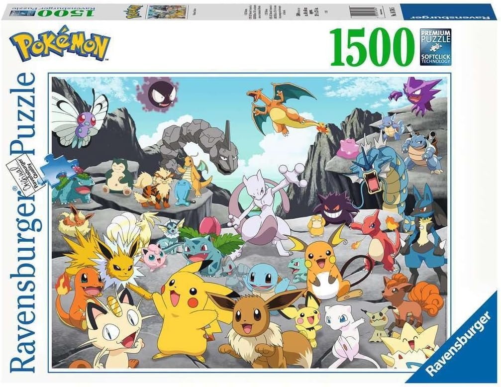 Ravensburger – Puzzle Pokémon Clásicos, Rompecabezas para Adultos