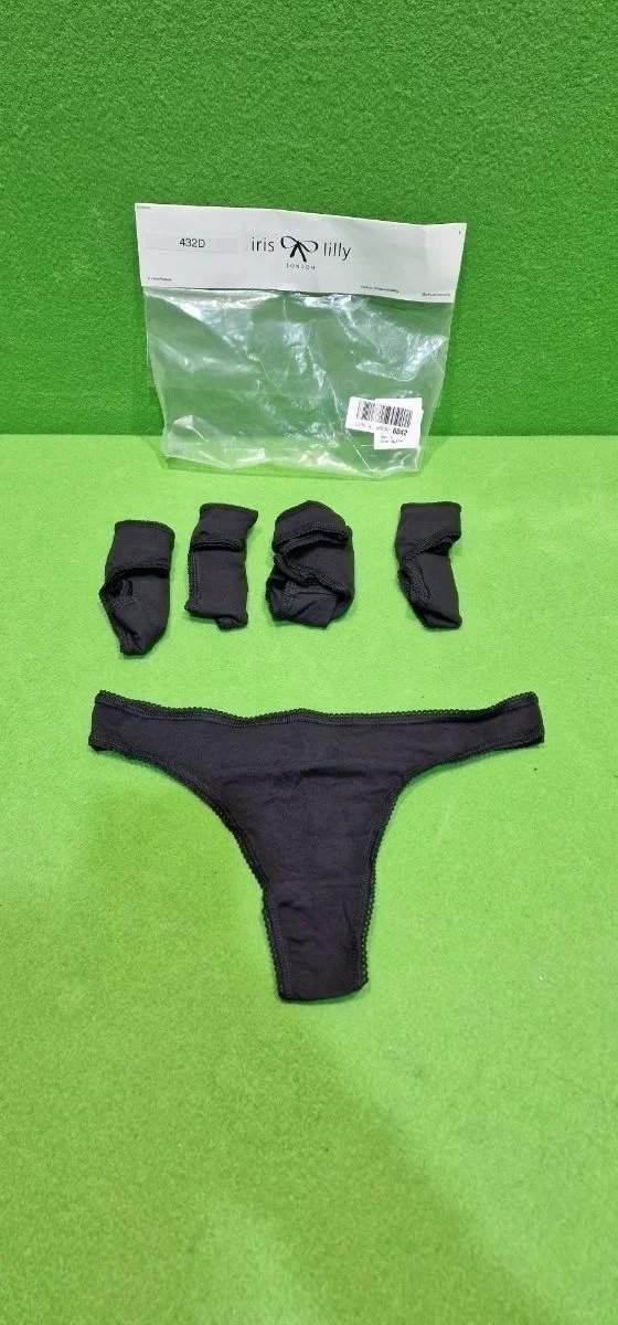 Ropa Interior Estilo Tanga de Tira en Algodón Talla S