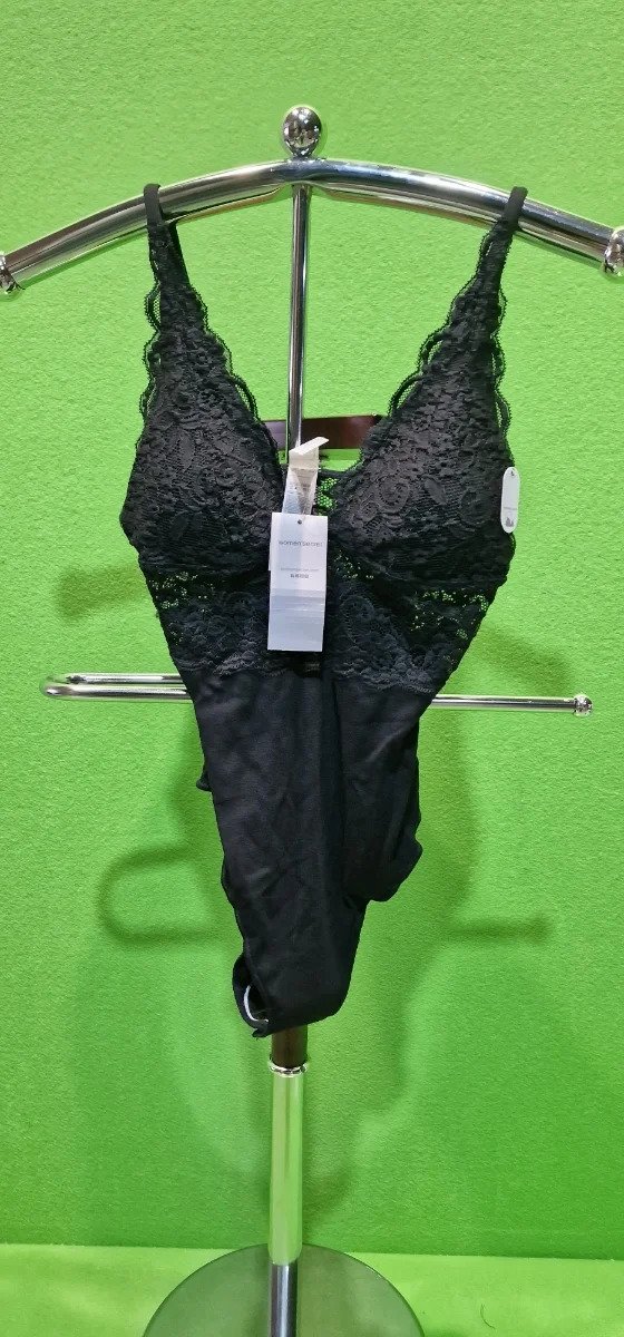 WOMEN'SECRET Body encaje negro Talla: M
