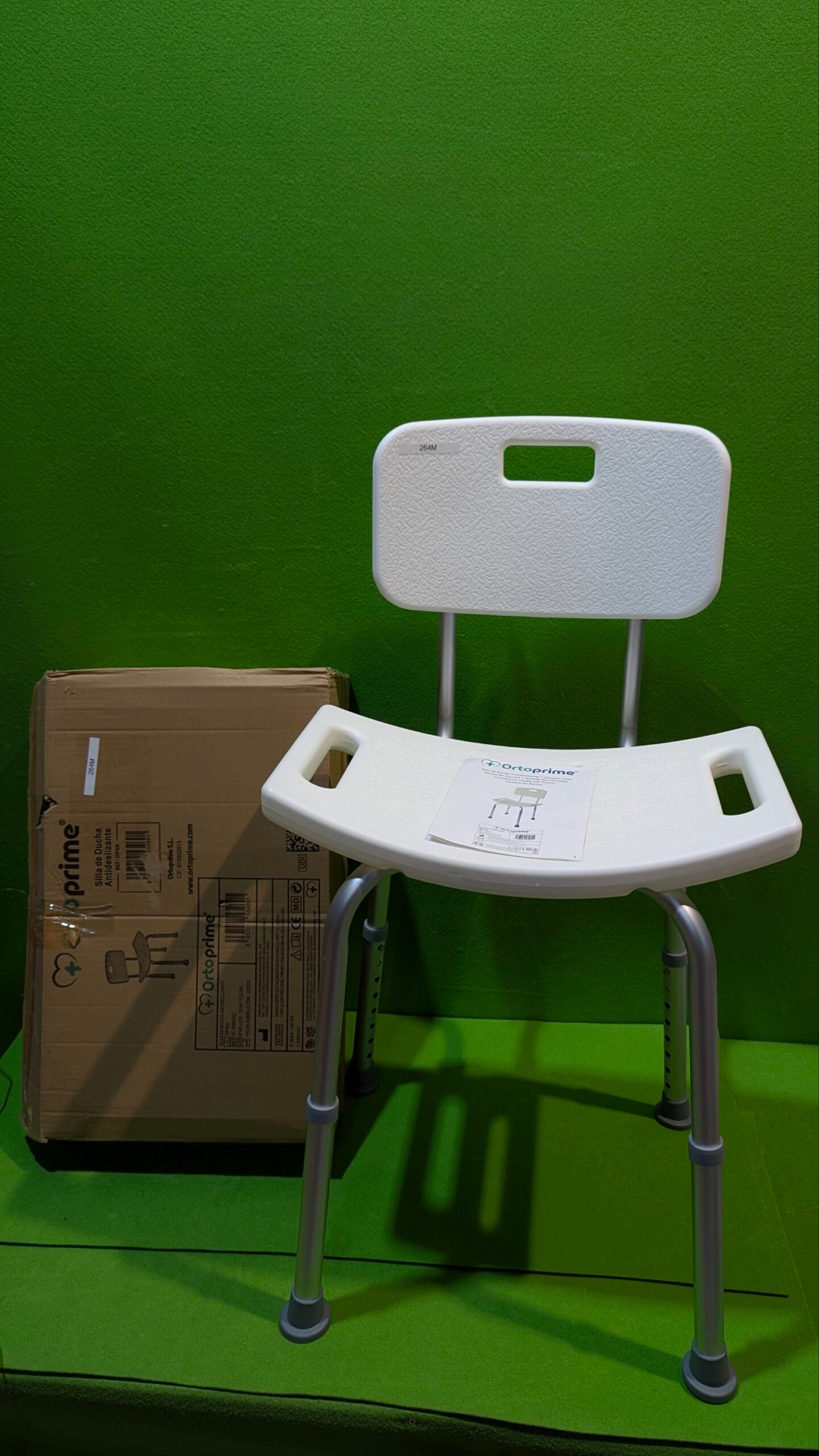 OrtoPrime Silla para Ducha Ortopédica con Respaldo - Imagen 3