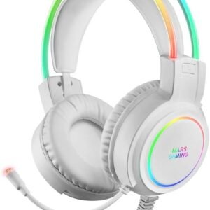 Mars Gaming MHRGB, Auriculares Gaming, Iluminación 360º TIENE DEFECTO