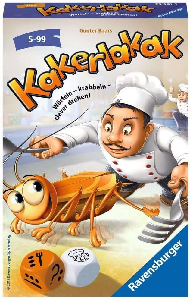 Ravensburger – Juego de Mesa Kakerlakak (versión en alemán)