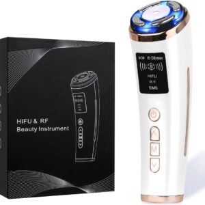 HIFU Máquina Facial Antiarrugas 3 en 1 Masajeador Facial Ultrasónico