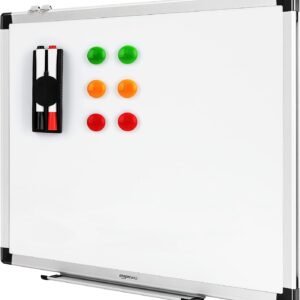 Pizarra Blanca Magnética con Bandeja para Rotuladores 90×60 cm