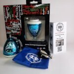 TROMPOS SPACE- Pegasus Roller Gerardo Montero y Javi De María Peonza, Color Azul