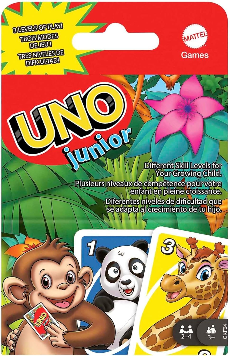 Mattel Games, Juego de Cartas UNO Junior
