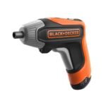BLACK+DECKER Atornillador a Batería 3.6V, Batería de litio 1.5Ah, Carga Rápida, 5.5Nm de Torque BCF611CK