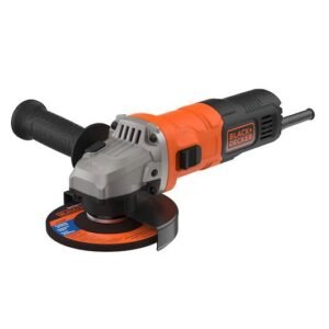 BLACK+DECKER Mini Amoladora Angular, Diámetro de Disco 115 mm, Potencia 710W BEG010-QS