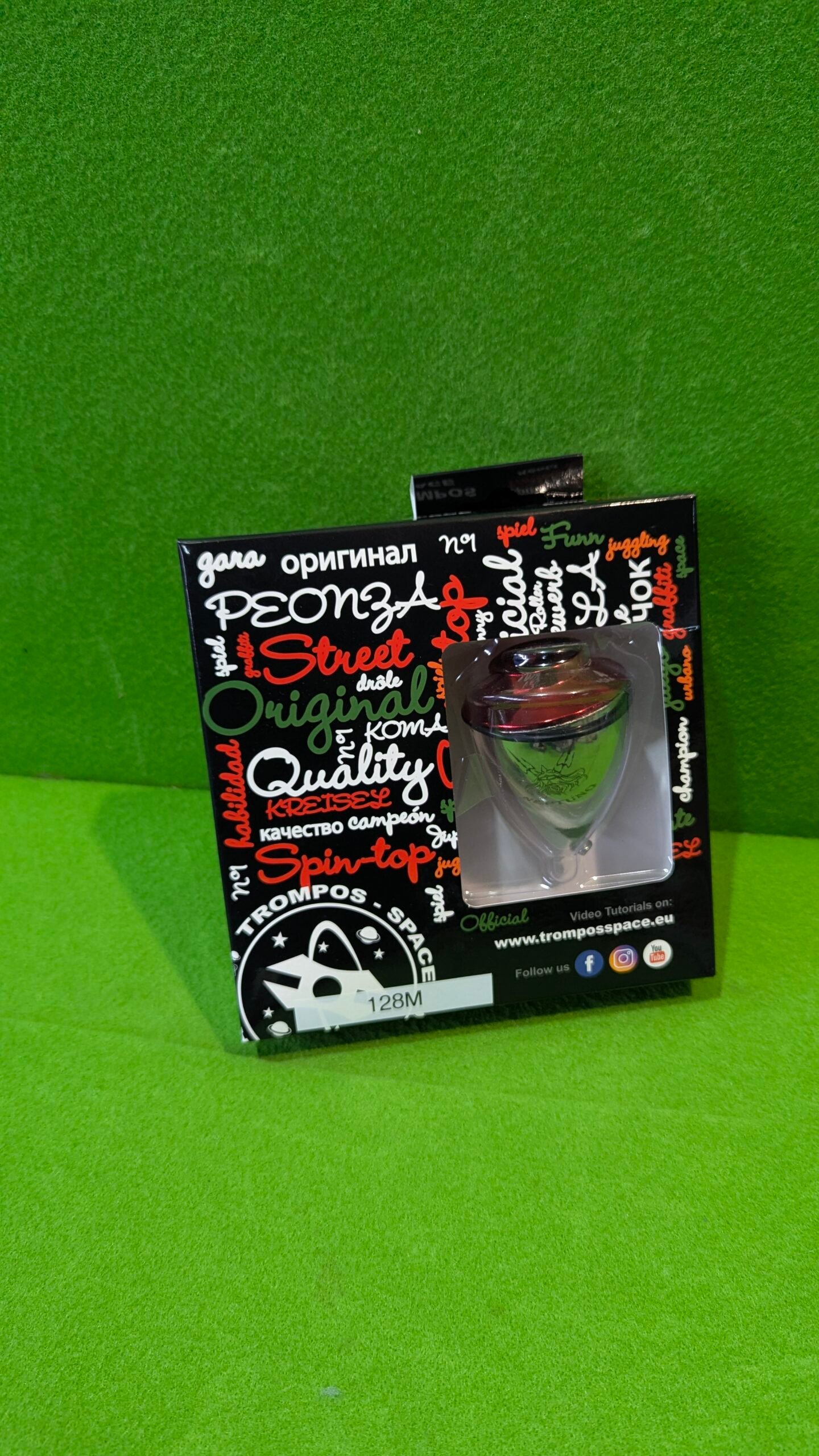 Trompos space Neptuno Roller Rojo Caja Universal - Imagen 2