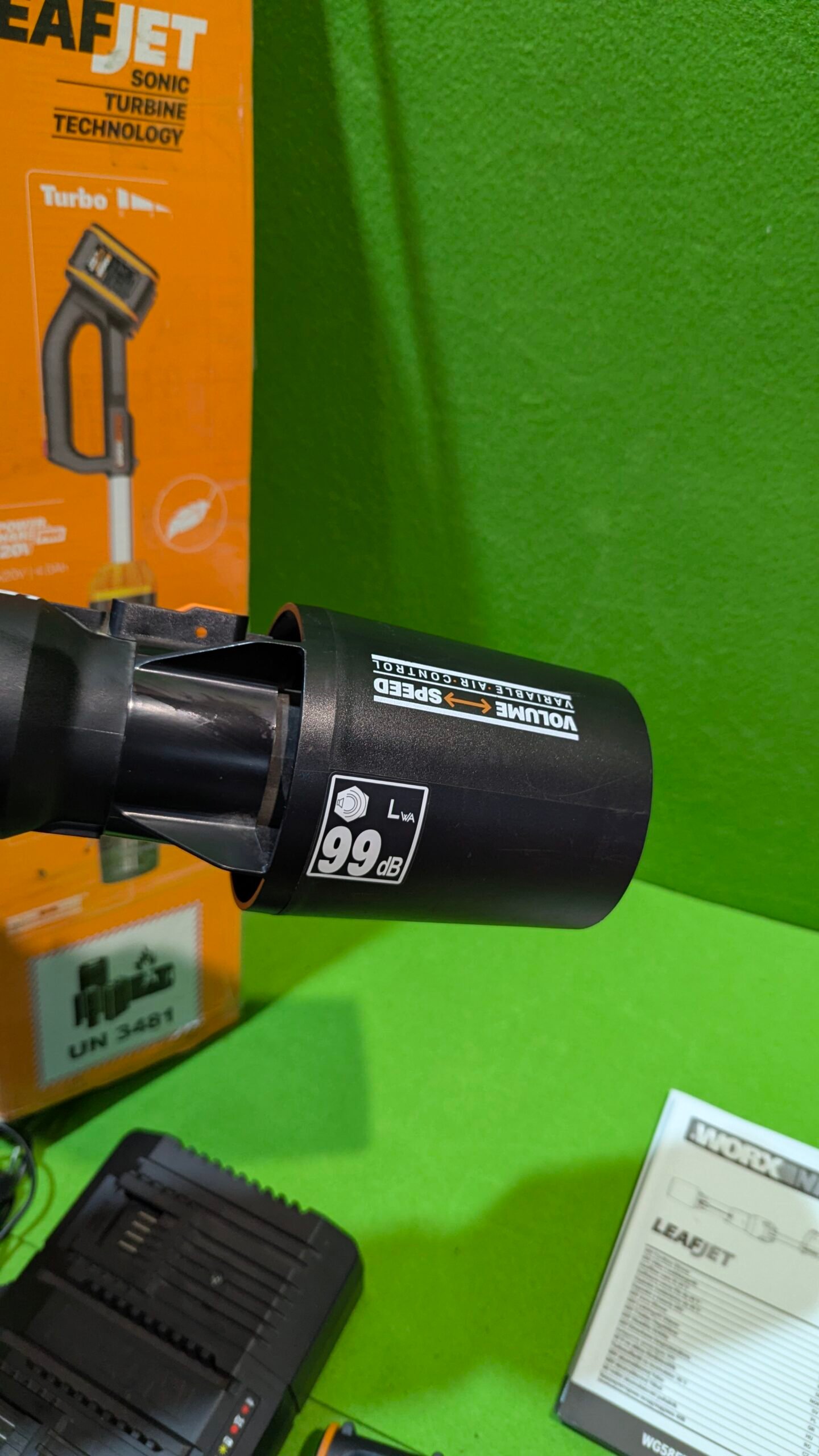 WORX WG585E Soplador de Hojas 40V Máx Incluye 2 baterías de 4Ah y Cargador Doble - Imagen 5