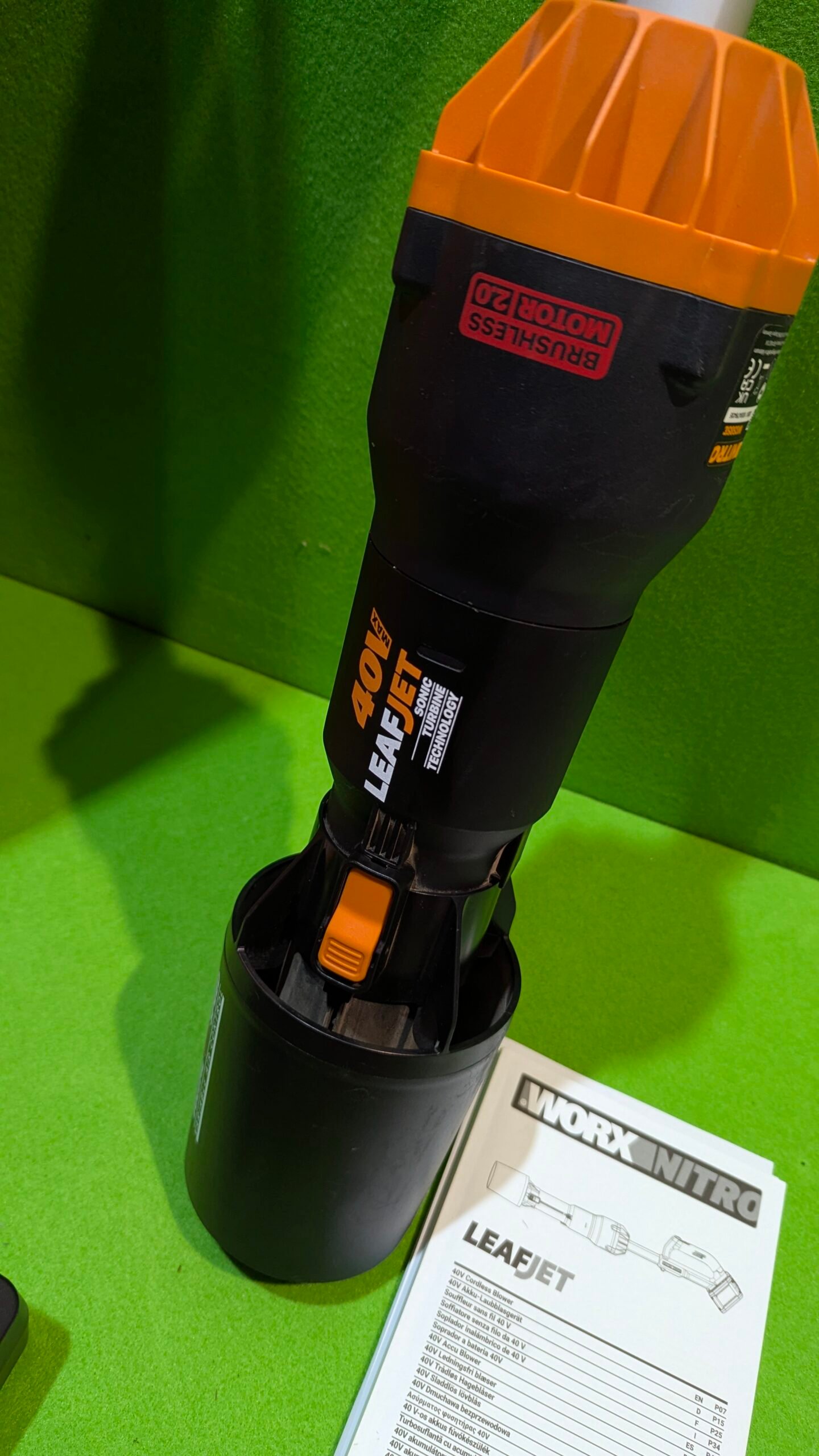 WORX WG585E Soplador de Hojas 40V Máx Incluye 2 baterías de 4Ah y Cargador Doble - Imagen 6