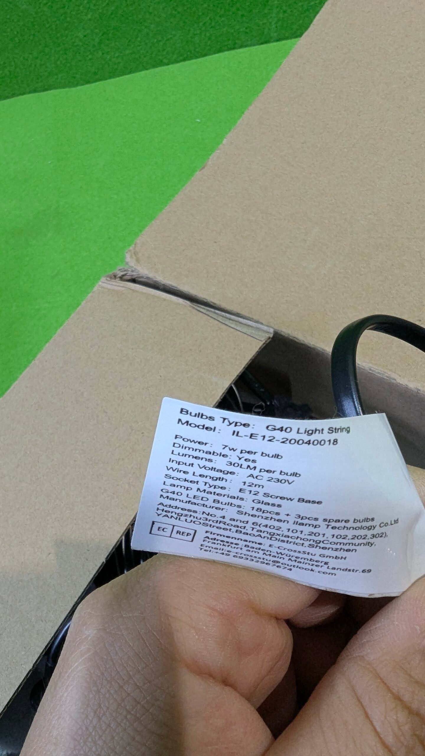 Guirnalda de luces 12 m - Imagen 5