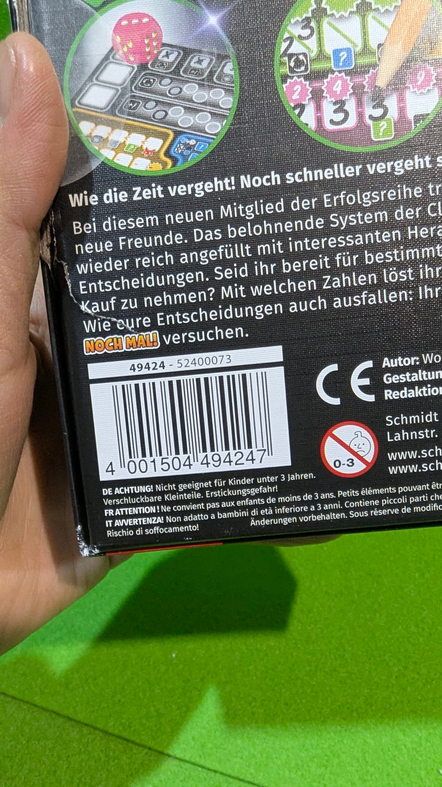 Schmidt Spiele 49424 Clever 4-Ever, Serie pequeña y Fina, Juego de Dados - Imagen 6
