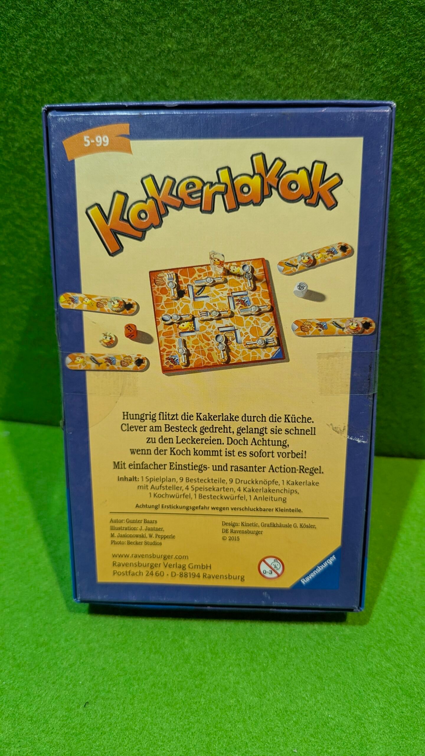 Ravensburger - Juego de Mesa Kakerlakak (versión en alemán) - Imagen 8