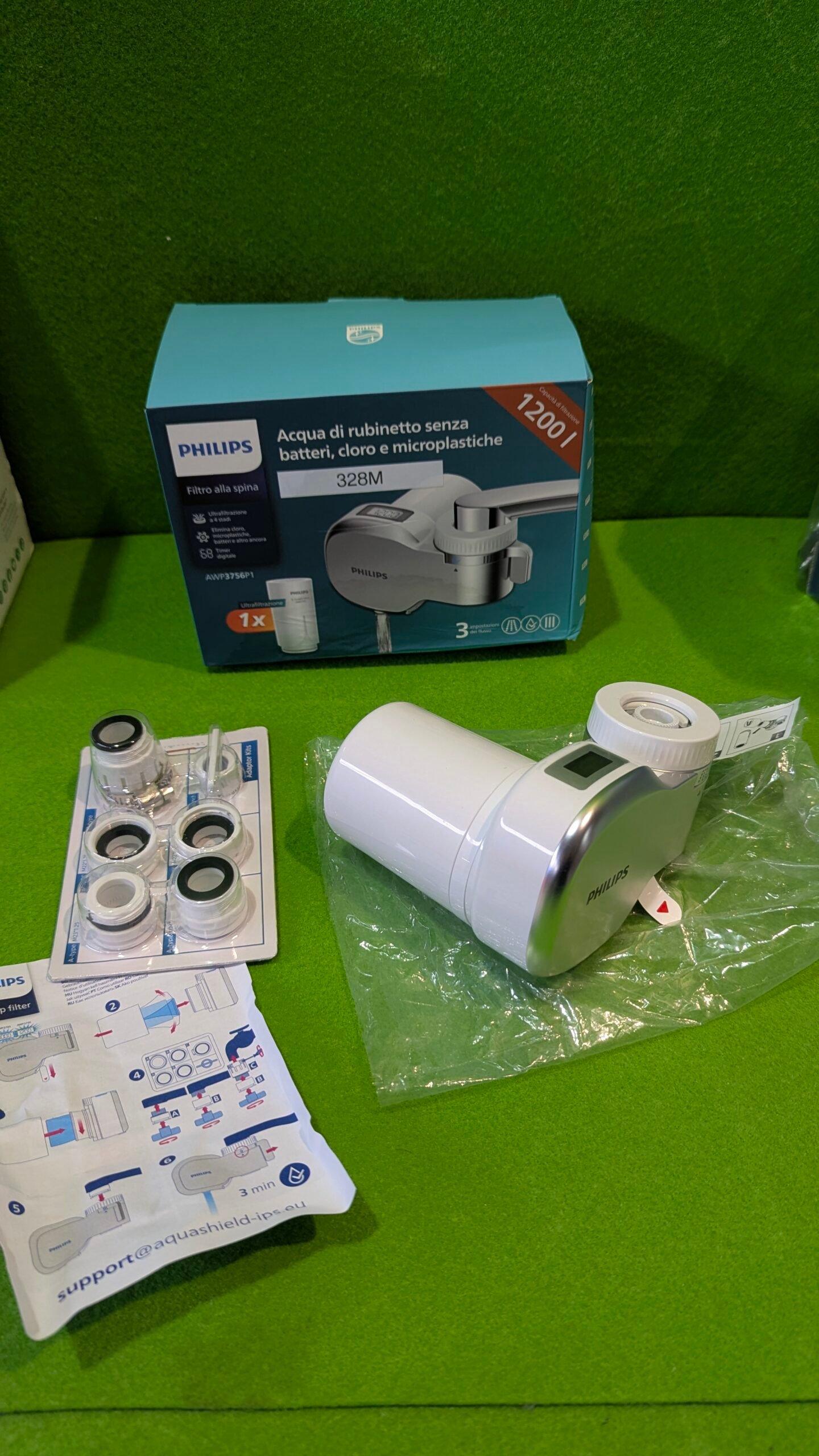 Philips Water Filtro de Grifo ULTRAFILTRACIÓN con PANTALLA DIGITAL - Imagen 2