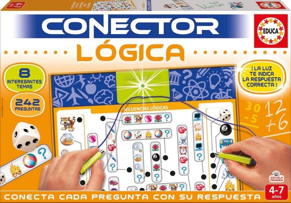 Educa - Juego Conector Lógica Educativo para niños