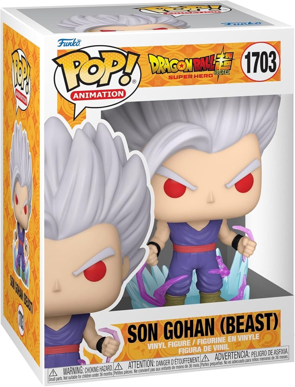 Funko Pop! Animation: DBSSH - Gohan UI - 1/6 de Probabilidades de Obtener la RARA Variante Chase