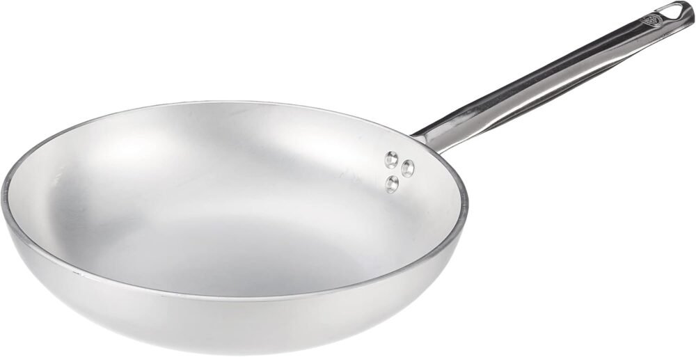 Pentole Agnelli Bandeja radiante avellanada alta, aluminio 5 mm, 28 cm