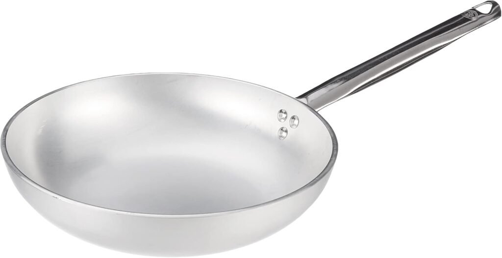 Pentole Agnelli Bandeja radiante avellanada alta, aluminio 5 mm, 28 cm