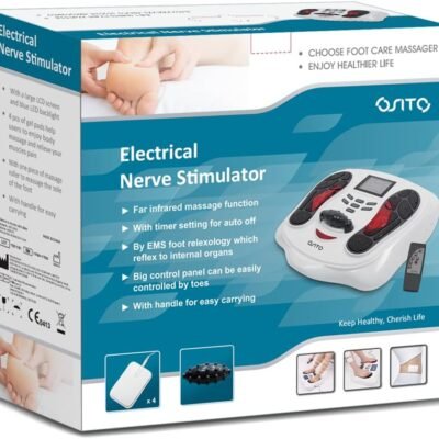 SITO Masajeador de Pies TENS+EMS Doble Estimulación Promover la Circulación de Sangre