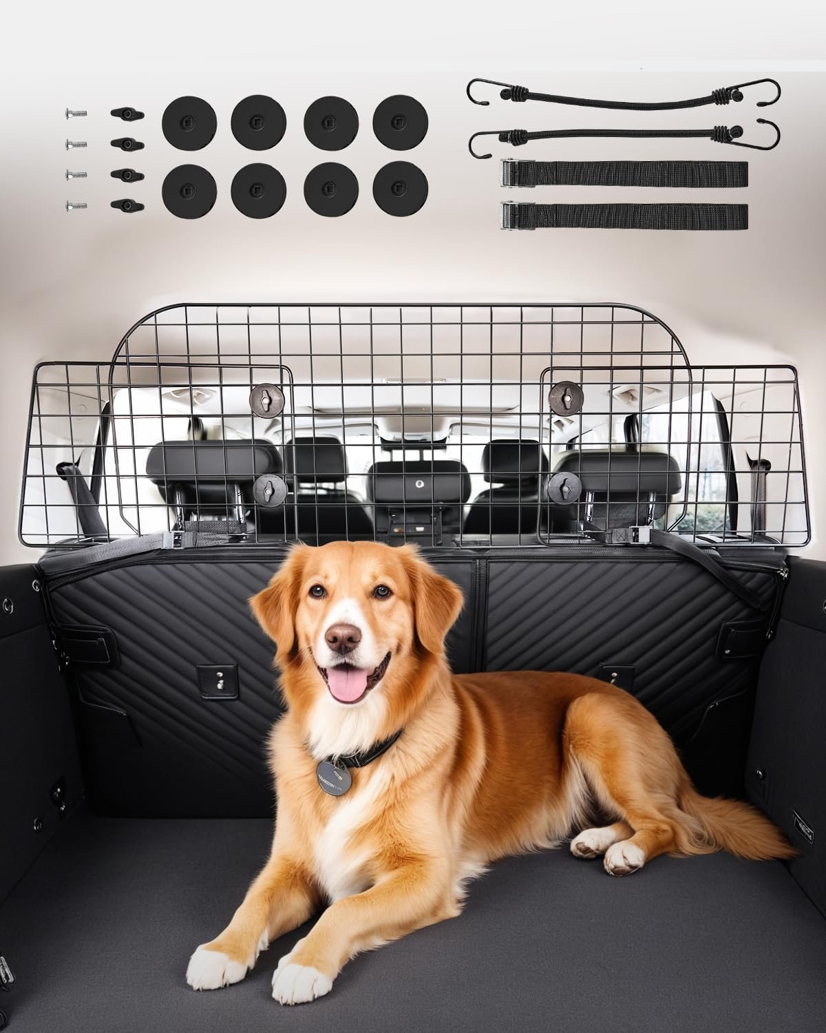 VEVOR Barrera para Perros para el Coche, para el Área Carga del Maletero