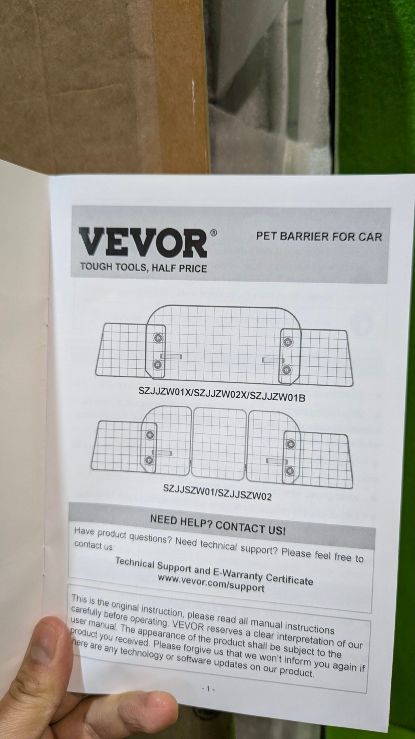 VEVOR Barrera para Perros para el Coche, para el Área Carga del Maletero - Imagen 2