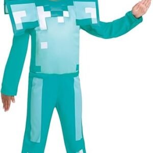 Disfraz Infantil de Armadura Diamante de Minecraft 3 a 4 años