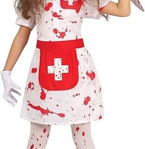 Disfraz de Enfermera Zombi Niña 5-6 años