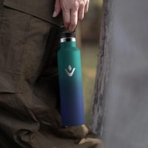 Botella Agua Acero Inoxidable, 1000 ML Reutilizable Sin BPA, Botella Agua Termica