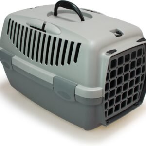 Transportín de plástico Reciclado para Mascotas - 48 x 32 x 31 cm CON DEFECTO