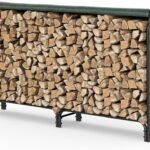 VOUNOT Soporte de leña o madera 2 metros