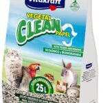 Vitakraft Vegetal Clean Papel lecho sanitario higiénico de papel prensado para animales pequeños