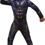 Rubies Disfraz Black Panther Battle Endgame para Niños talla 3 - 4 años