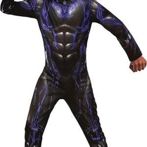 Rubies Disfraz Black Panther Battle Endgame para Niños talla 3 - 4 años